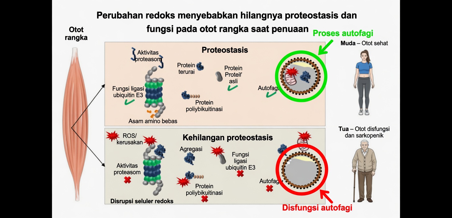 Ilmuwan Mengidentifikasi Protein yang Dapat Membalikkan Kehilangan Otot Akibat Penuaan