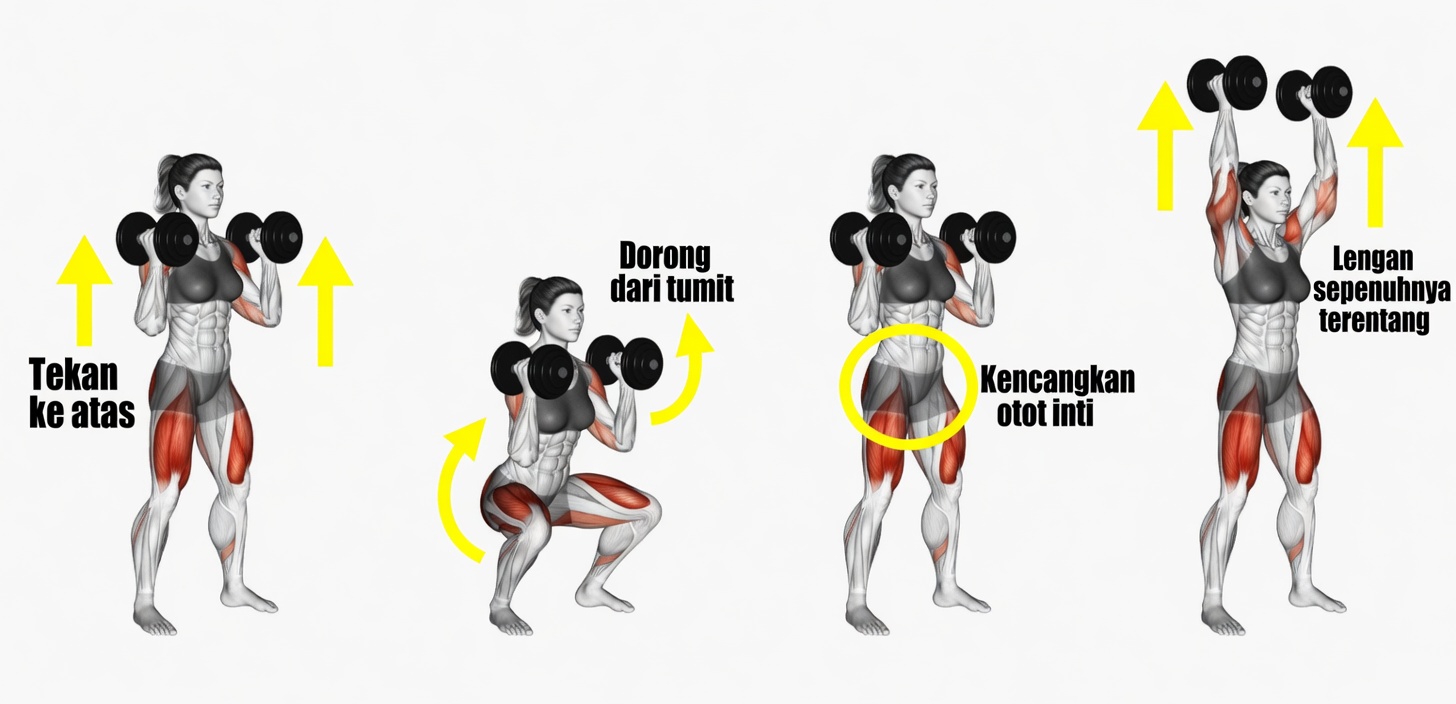 5 Latihan Dumbbell Ini Akan Melatih Setiap Otot di Tubuh