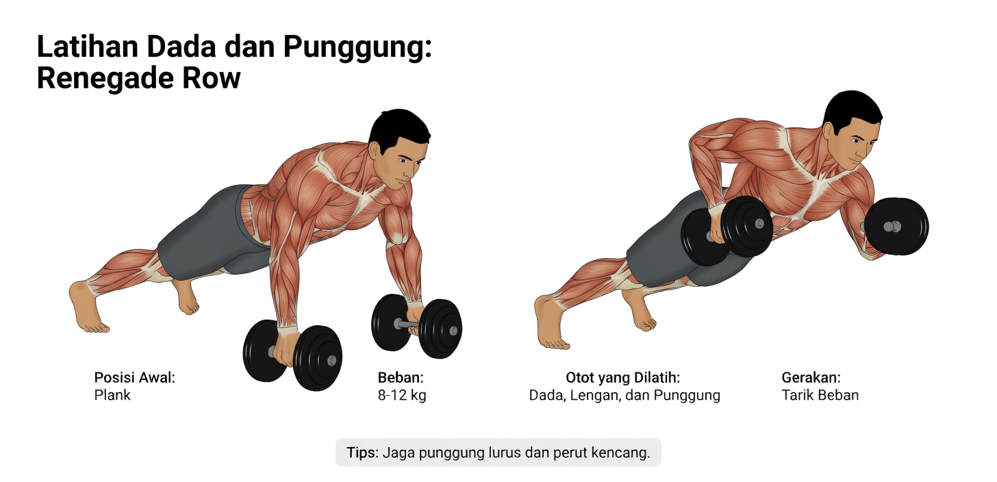 5 Latihan Dumbbell Ini Akan Melatih Setiap Otot di Tubuh