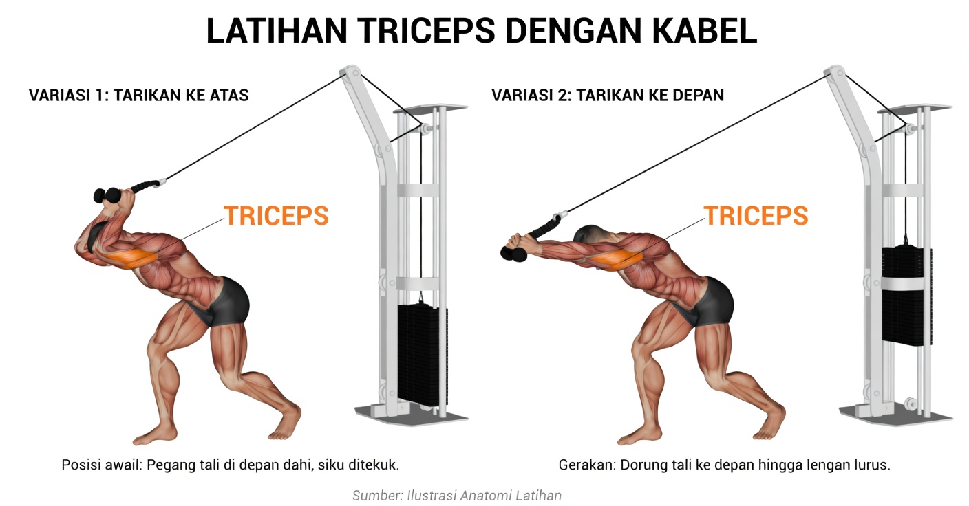 Bangun Trisep Besar dengan Latihan-Latihan yang Diremehkan Ini
