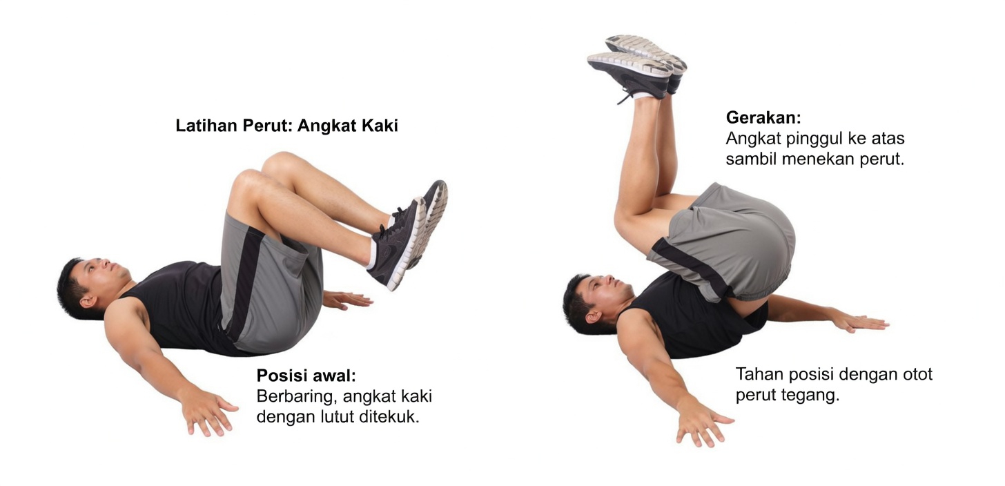 5 Latihan Terbaik untuk Melatih Otot Perut Atas dan Bawah Anda