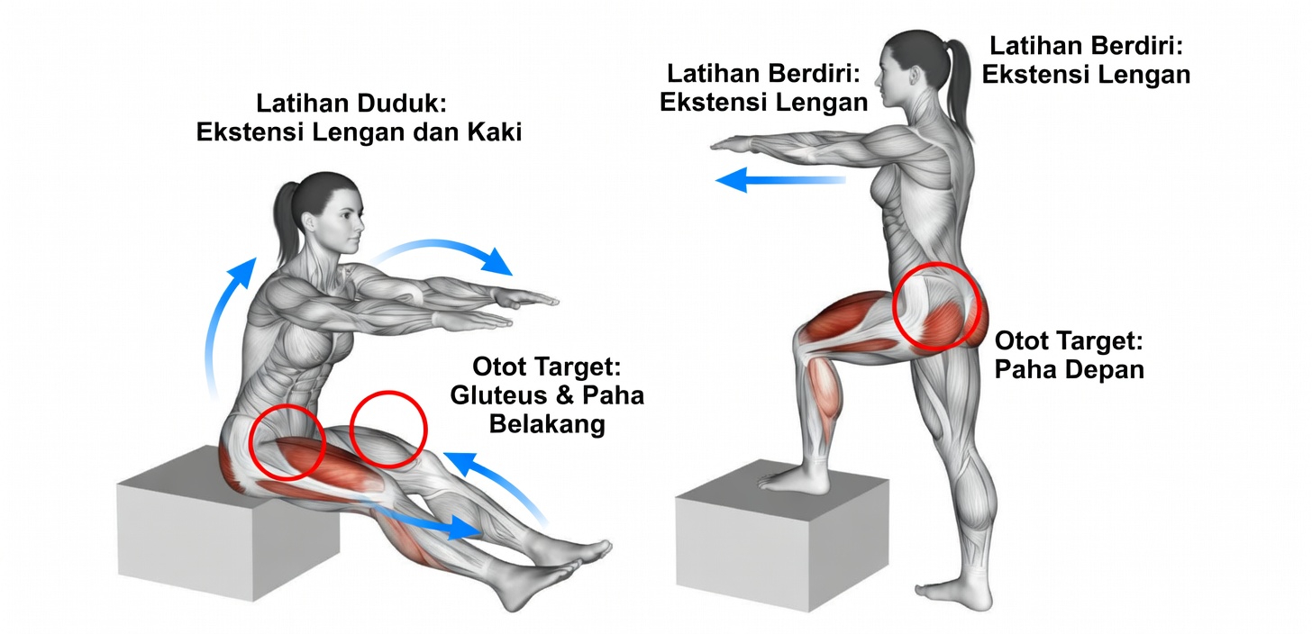 Berusia di Atas 60? Latihan Terbaik untuk Bangun dari Lantai dengan Lebih Mudah