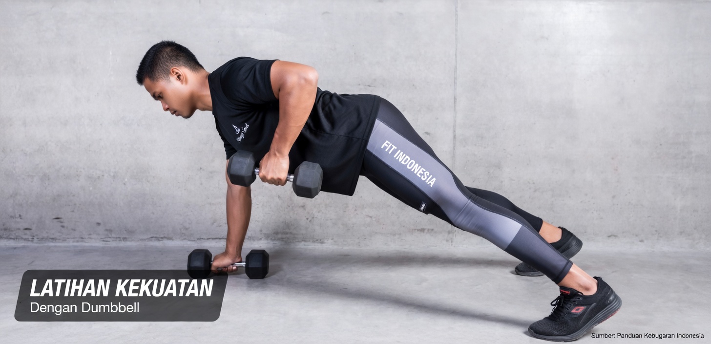 Gerakan Satu Dumbel Ini Melatih Otot Inti Anda Lebih Baik daripada Plank Apa Pun