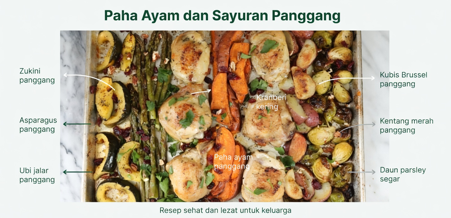 Ayam Yunani Panggang Satu Loyang Mediterania Ini Menjadi Makan Malam yang Sempurna