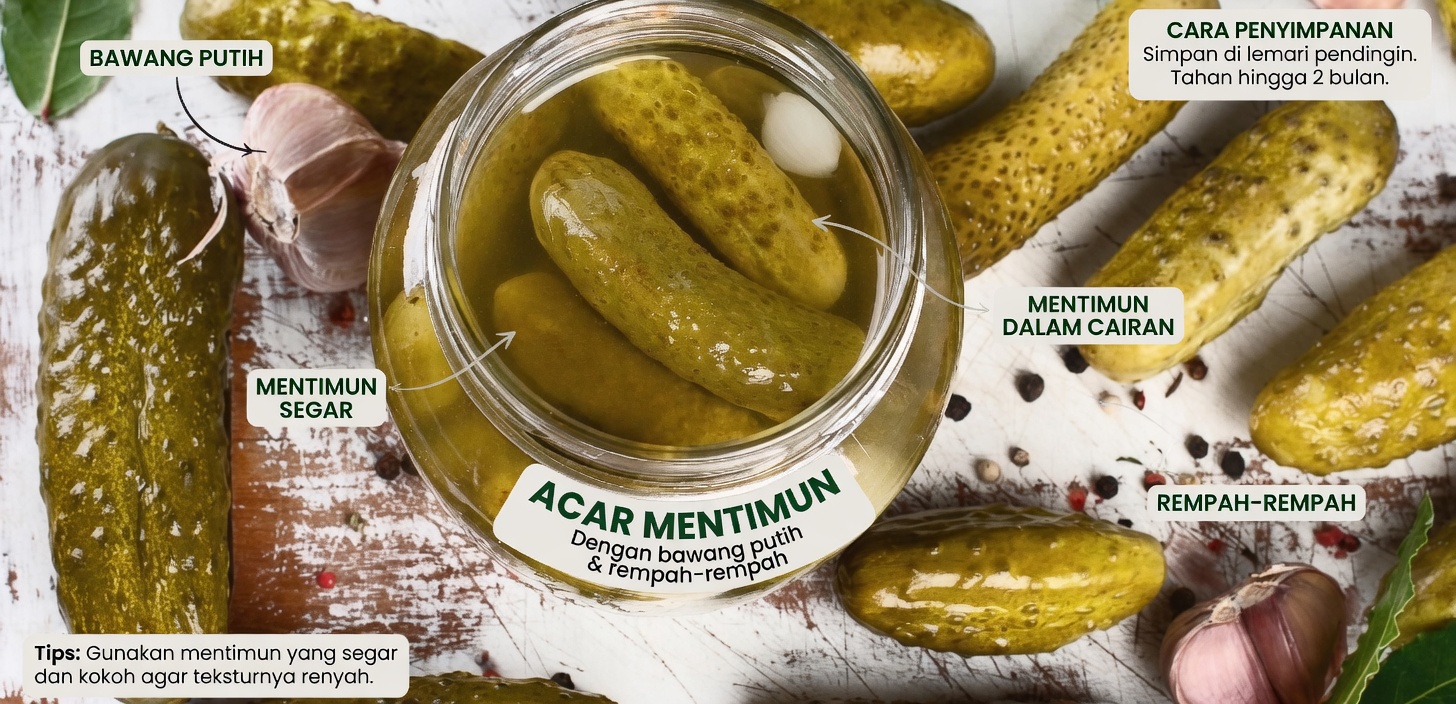 Begini Cara Membuat Stoples Acar yang Sempurna di Rumah