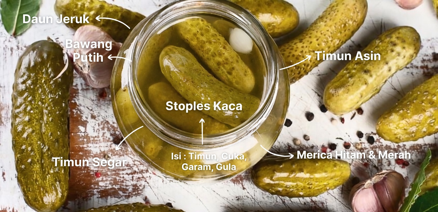 Begini Cara Membuat Stoples Acar yang Sempurna di Rumah