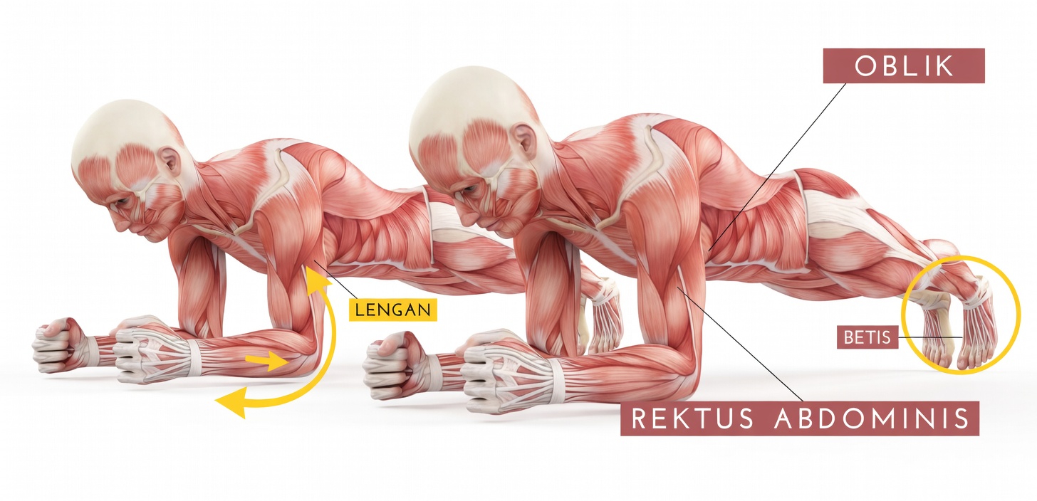 Inilah Berapa Lama Anda Harus Menahan Posisi Plank untuk Melihat Hasil Nyata