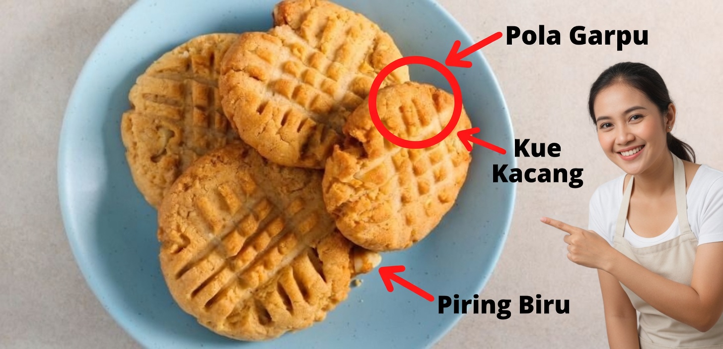 Anda Hanya Membutuhkan 3 Bahan untuk Membuat Kue Kering Selai Kacang yang Renyah dan Bebas Produk Susu