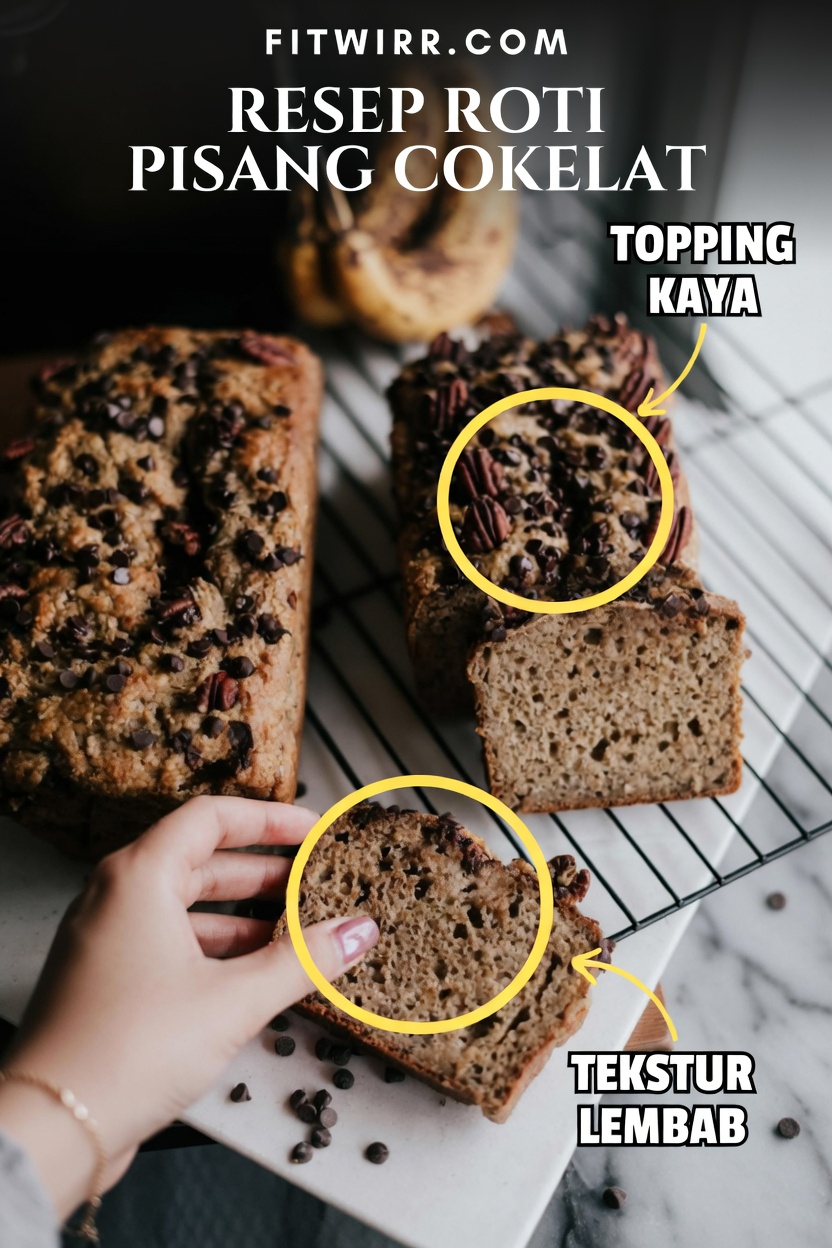 Roti Pisang dengan Mentega Cokelat, Cokelat Chip, dan Kacang Pecan Ini adalah yang Terbaik